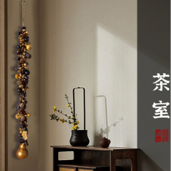 华仔推荐五谷丰登葫芦复古特色手工编织墙装饰书房茶室精选摆件