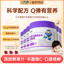 江中 玉米黄酯蓝莓叶黄素酯软糖60g/*维生素-食用糖果营养儿童健康