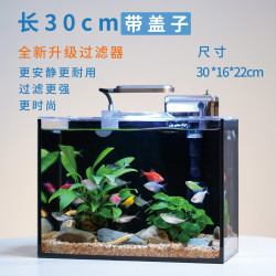 长型30缸高配版整套水景缸带水草造景客厅小型办公室超白自循环