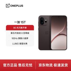 一加 15T 手机 12GB+256GB 纯粹可可