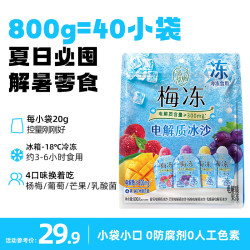 溜溜梅 电解质冰沙 0脂肪 800g 休闲零食