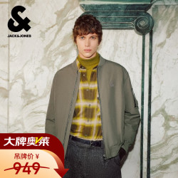 杰克琼斯 225409006 男士棉服 橄榄绿 XS(165)