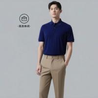 BOSS 丝光棉麻 男士POLO衫