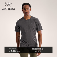ARC'TERYX 男士运动短袖T恤 BLACK HEATHER/黑灰色 M