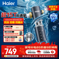 海尔 HQZ50-XFAZ45 智能自动冲洗 40微米磁吸双重过滤抑菌 全屋前置过滤器
