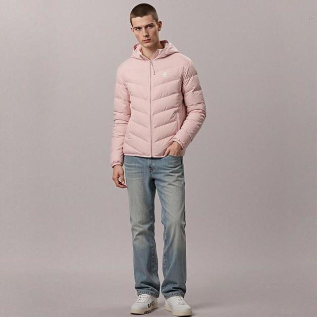 adidas NEO 防风 连帽羽绒服