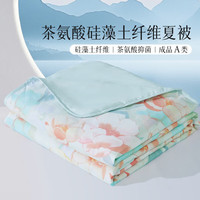水星家纺 集团出品 百丽丝A类可水洗夏凉被 茶氨酸抗菌夏被空调被夏季被芯  150cm*200cm