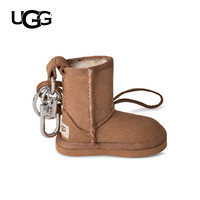 UGG 秋季新款女士迷你毛绒保暖可爱经典靴造型钥匙扣吊坠 1187730
