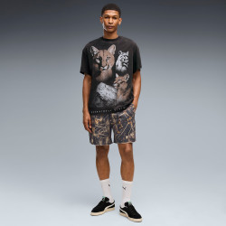 PUMA 美式复古水洗做旧运动短袖T恤男PUMA彪马官方夏季休闲上衣 637218