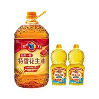 多力 压榨一级特香花生油5L和黄金葵238ml*2家用食用油