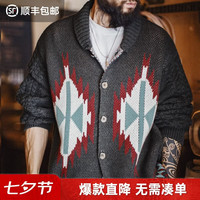 马登 工装印第安考津毛衣TH2407054
