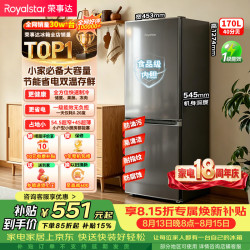 荣事达 R170 节能低音 灰色 170L 双门冰箱