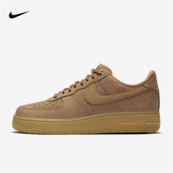 NIKE 男鞋Air Force 1空军一号AF1小麦色板鞋运动鞋CJ9179-200
