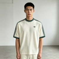 adidas 滔搏丨adidas阿迪达斯三叶草男子时尚百搭运动休闲短袖T恤KW5690