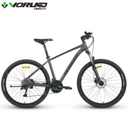 VORLAD 红日500油压双碟刹24速山地车培林花鼓铝合金车架自行车
