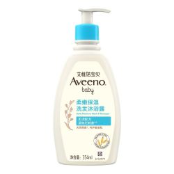 艾惟诺 婴儿宝宝沐浴温和燕麦清爽洗发水洗发沐浴露354ml+儿童洗发露30ml*2