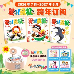 婴儿画报2026年1-12月全年订阅12期 共36本 0-4岁幼儿儿童红袋鼠故事书
