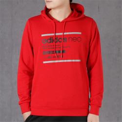 adidas NEO 简约时尚潮流套头连帽卫衣