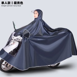 电动车雨衣双人女2人电瓶车加大加厚长款防暴雨全身雨披摩托车男