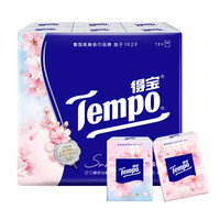 得宝 樱花 手帕纸 4层*7张*12包