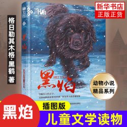 黑焰黑鹤动物小说精品系列课外阅读书目6-7-9-12岁儿童文学读物格日勒其木格故事图书籍寒暑假读物新华正版