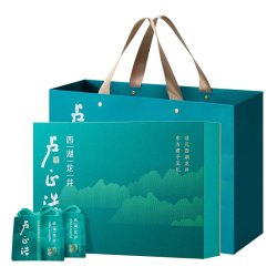 卢正浩 绿茶战神花香龙井茶特级250g 2024新茶现货上市明前龙井茶叶纸包