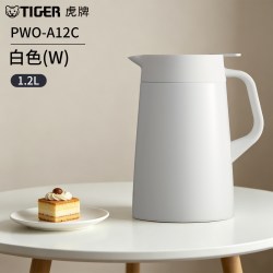 TIGER 虎牌 不锈钢大容量保温壶家用办公室简约纯色便携热水壶PWO-A