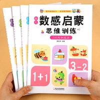0-100数感启蒙练习册 儿童数学思维启蒙训练3-6岁幼小衔接数学专项幼儿园升一年级