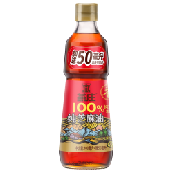 燕庄 400加赠50ml纯香芝麻油家用火锅油碟串串凉拌菜蘸料调味香油