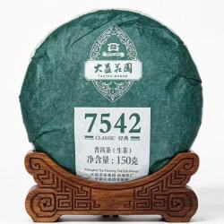 大益 10年陈 7542普洱生茶 150g