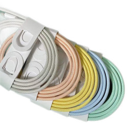 POSKELRTY 适用于苹果手机充电线 快充数据线 1米 USB TO 苹果（蓝色） 1m（值得买收藏帖子跟帖送USB)