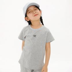 纳桔 童装 棉氨好日子印花短袖