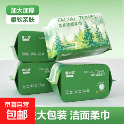 雾小润 ⭐森系合集⭐森系洗脸巾&湿巾湿厕纸干湿两用一次性便携出差必备 洗脸巾66抽/包*4包