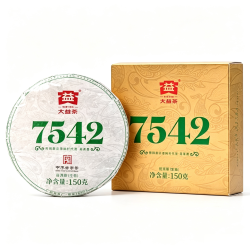 大益 7542经典标杆 普洱生茶 150g