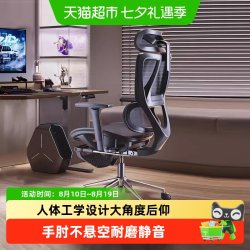 永艺 沃克pro 人体工学椅 灰色 无搁脚