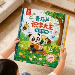 识字大王发声书点读机认字启蒙有声书儿童看图早教发声神器