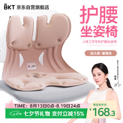 美凯腾 护腰坐垫护腰靠垫人体工学靠背垫办公室久坐腰托端午节