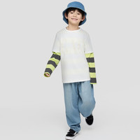 Gap 男童大童早秋logo纯棉圆领短袖T恤