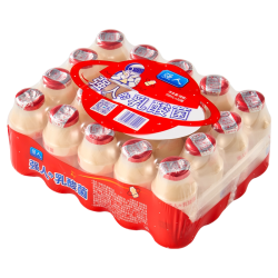 强人 乳酸菌饮料108ml*20瓶/箱原味儿童学生早餐发酵酸奶含乳饮品