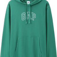 Gap Logo抽绳连帽口袋宽松卫衣
