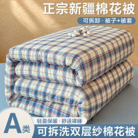 真5折！新疆棉花被子 含被套150x200cm5斤
