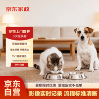 京东家政 上门喂猫喂狗 影像实时记录
