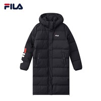 FILA 官方旗舰店羽绒服女中长款冬季新款时尚运动服外套上衣