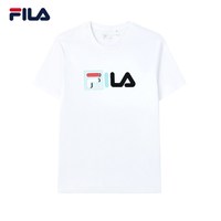 FILA 官方男子短T夏季潮流时尚上衣休闲运动短袖T恤男百搭上衣