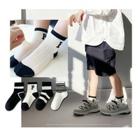 素田 儿童袜子夏季薄款网眼男童袜女童宝宝袜子夏婴儿中筒袜薄夏天透气