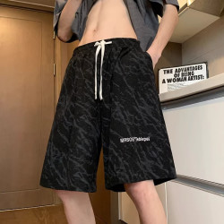 休闲短裤男夏季2026新款oversize潮牌运动裤大裤衩沙滩五分裤子5