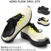 萨洛蒙 日本直邮Salomon AERO FLOW GRVL GTX 男士跑步鞋 防水透气网面