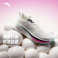 百亿补贴：安踏 C37 7丨减震透气跑鞋女厚底缓震女子舒适跑步鞋轻便黑色运动
