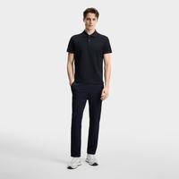 FILA 男装凉感抗菌运动Polo衫男基础针织短袖上衣