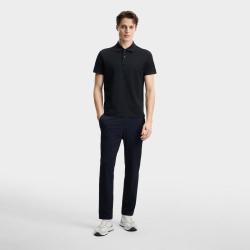 FILA 男装凉感抗菌运动Polo衫男基础针织短袖上衣